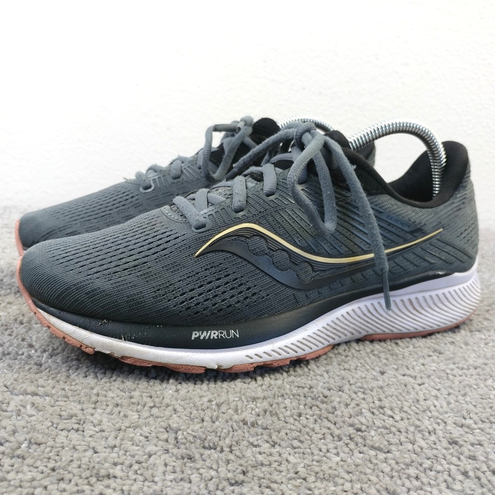 Saucony Guide 14 Womens Size 9 Running Shoes Gray Athletic Sneakers S10655